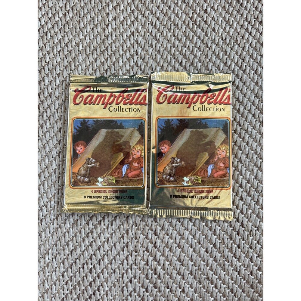 1995 The Campbell’s Soup Collection Cards 2 Packs Each Have‎ 8 Cards